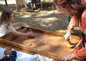 La table à glisser en bois