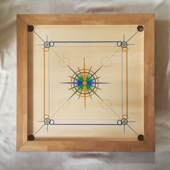 Carrom, jeux en bois