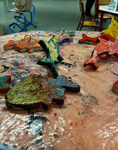 Fabrication de jeu en bois avec les enfants